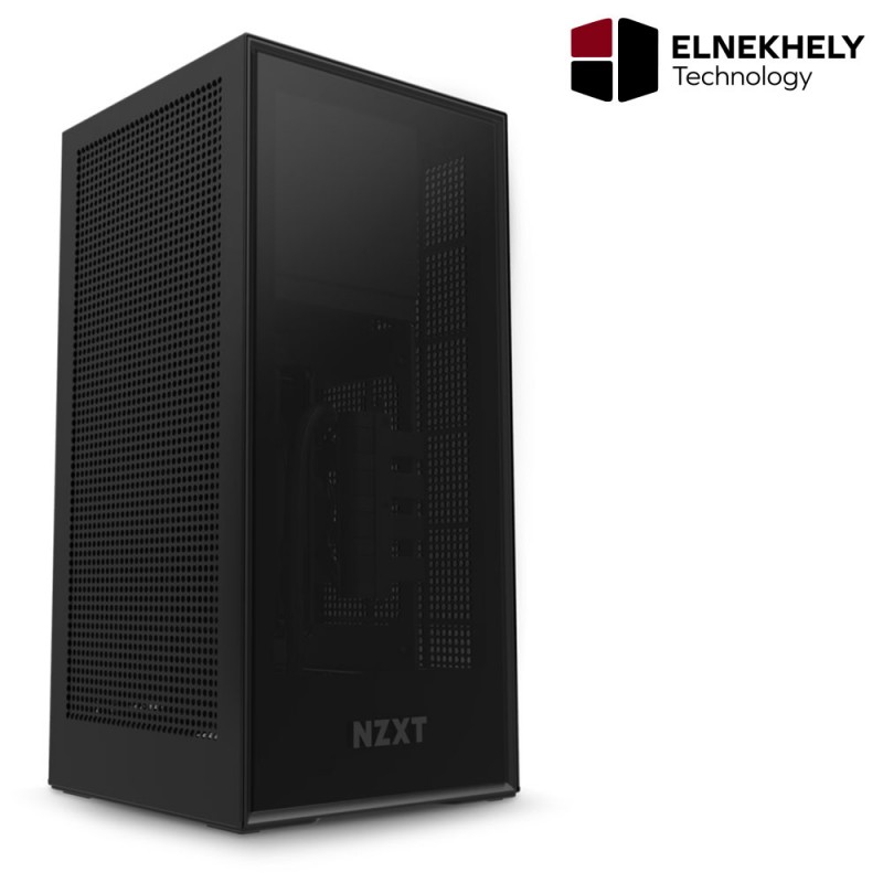 NZXT H1 Matte Black Tempered Glass Mini ITX Case With 650w PSU and 120mm Liquid Cooler