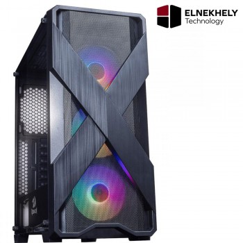 Redragon Brawn Cabinet RGB Tempered Glass Mid-Tower Gaming Case + 600w Power Supply