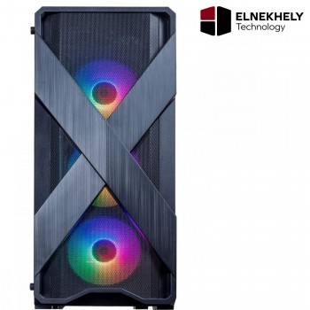 Redragon Brawn Cabinet RGB Tempered Glass Mid-Tower Gaming Case + 600w Power Supply