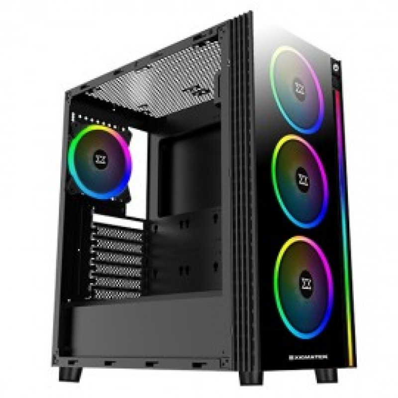 XIGMATEK Sirocon III  4 RGBFans  Gaming Case+600W 80 PLUS