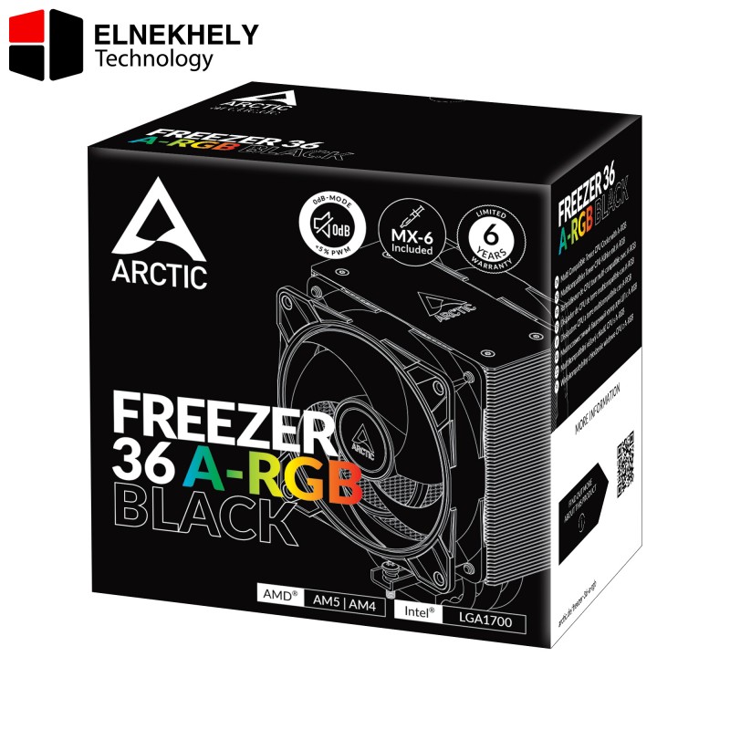 ARCTIC Freezer 36 ARGB CPU Air Cooler Black