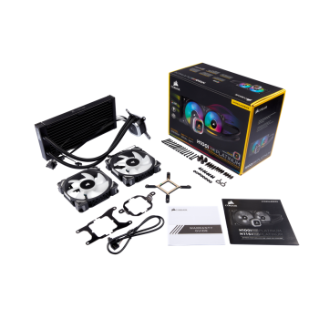 Corsair Hydro H100i RGB PLATINUM 240mm Liquid CPU Cooler