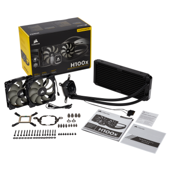 Corsair Hydro H100x High Performance Liquid CPU Cooler