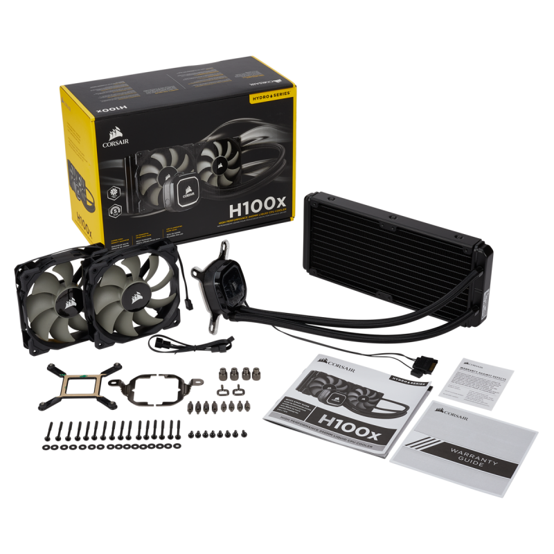 Corsair Hydro H100x High Performance Liquid CPU Cooler