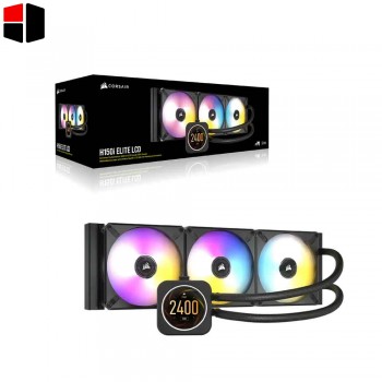  CORSAIR LIQUID COOLER iCUE H150i ELITE LCD Display 360mm RGB