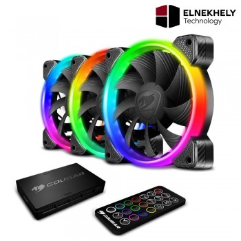 COUGAR VORTEX HPB 120 Kit of 3 Addressable RGB 1500 RPM Case Fans