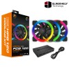 COUGAR VORTEX FCB 120 Kit of 3 Addressable RGB 1200 RPM Case Fans