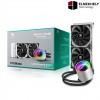 DEEPCOOL Castle 240EX Addressable RGB AIO CPU Liquid Cooler-WHITE