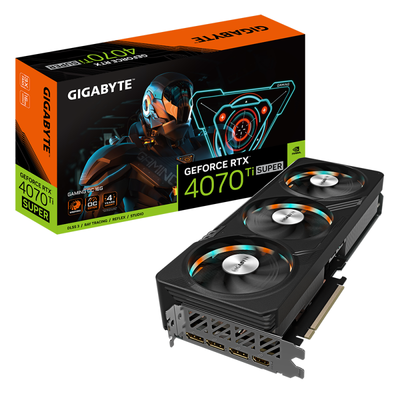 GIGABYTE GeForce RTX™ 4070 Ti SUPER GAMING OC 16G