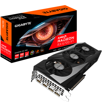 GIGABYTE -GAMING OC -RX6700XT-O12G-GAMING GDDR6 Graphics Card