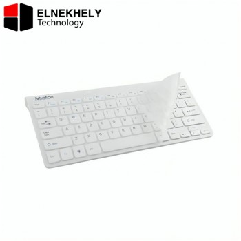 Meetion K400 Mini White Wired Keyboard