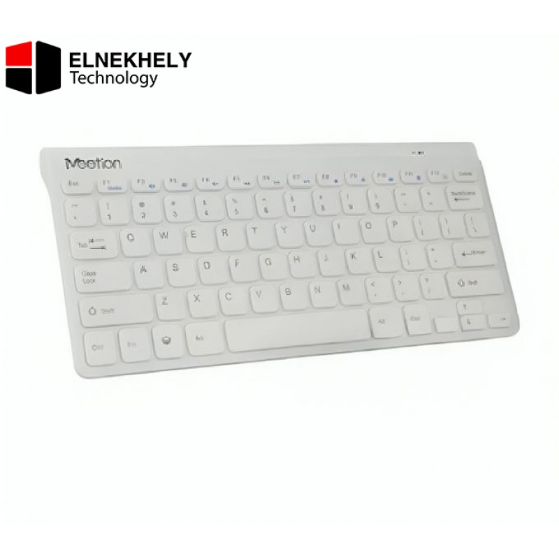 Meetion K400 Mini White Wired Keyboard