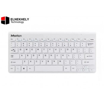 Meetion K400 Mini White Wired Keyboard