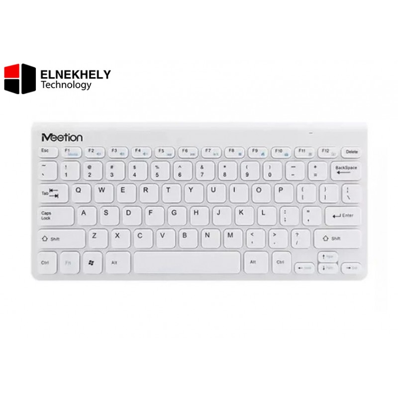 Meetion K400 Mini White Wired Keyboard