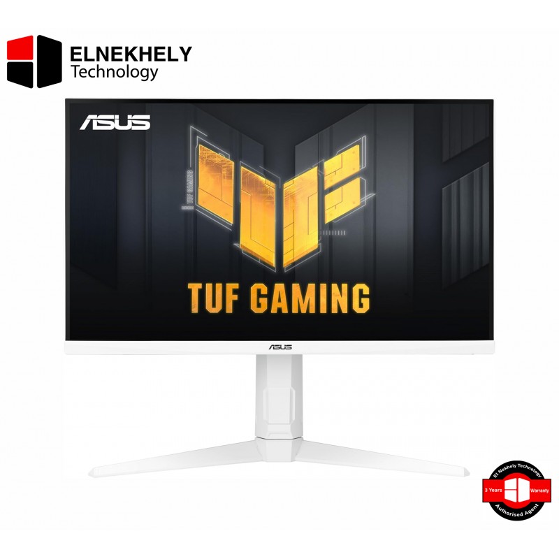 ASUS TUF Gaming VG27AQML1A-W - 27 Inch WQHD Monitor - 260 Hz, 1ms GtG, G-Sync, FreeSync, Adaptive Sync, ELMB, DisplayHDR 400 - Fast-IPS Panel, 16:9, 2560x1440, USB Hub, DP, HDMI, Ergo., Speaker, White