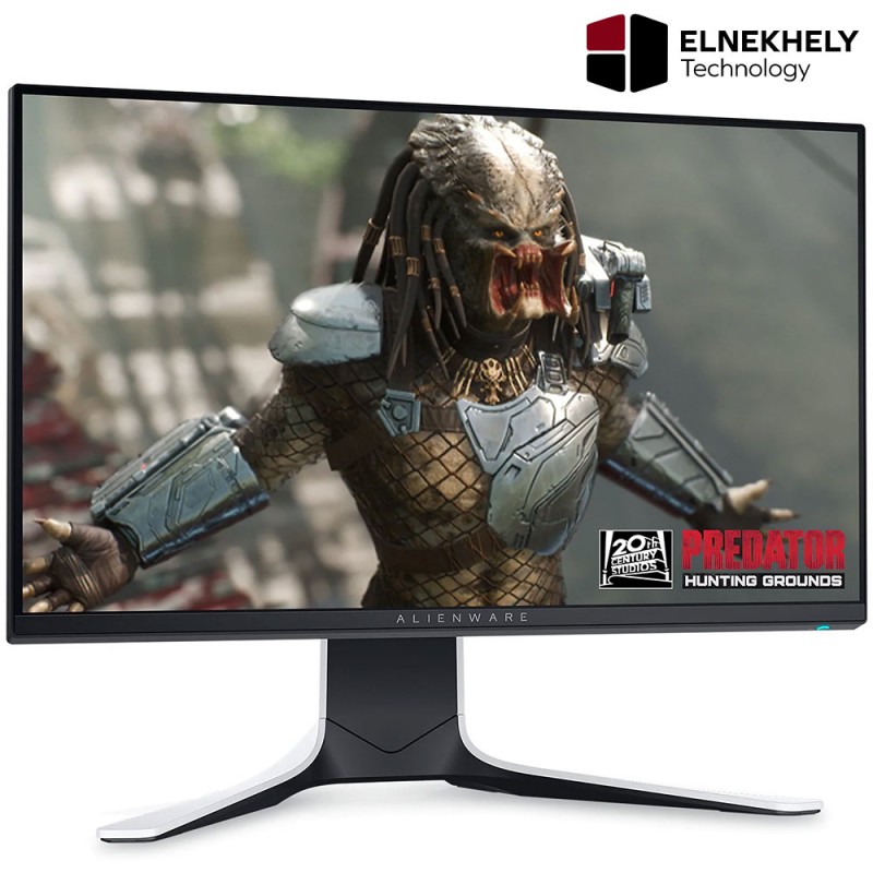 Dell Alienware 25 Inch AW2521HFL 240Hz 1ms GtG fast IPS FreeSync and G-SYNC Compatible White Gaming Monitor