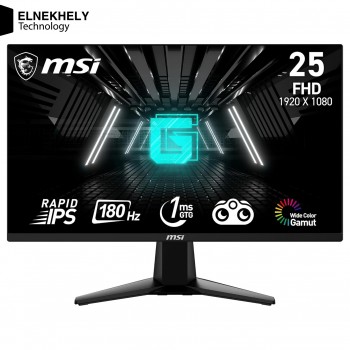 MSI G255F 25 inch, FHD 1920x1080, 180Hz Refresh rate, 1ms(GtG) response time Rapid IPS panel