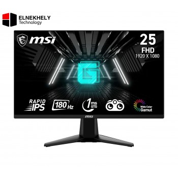 MSI G255F 25 inch, FHD 1920x1080, 180Hz Refresh rate, 1ms(GtG) response time Rapid IPS panel