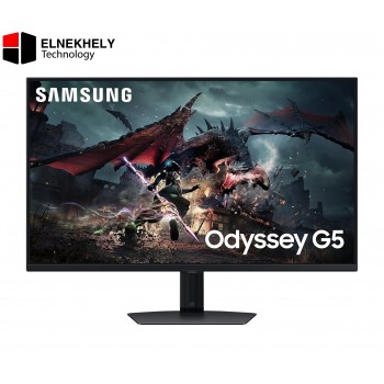 SAMSUNG 27-Inch Odyssey G50D Series QHD Fast IPS Gaming Monitor 1ms VESA DisplayHDR 400 180Hz AMD FreeSync G-Sync Compatible Adjustable Stand Eye Saver Mode 99 sRGB