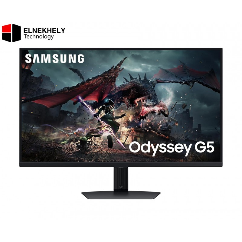 SAMSUNG 32-Inch Odyssey G50D Series QHD Fast IPS Gaming Monitor 1ms VESA DisplayHDR 400 180Hz AMD FreeSync G-Sync Compatible Adjustable Stand Eye Saver Mode 99 sRGB