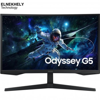 Samsung Odyssey G5 G55C 32 Inch QHD VA Curved Gaming Monitor 165Hz 1MS Black- LS32CG552EMXEG