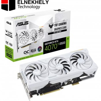 ASUS TUF Gaming GeForce RTX™ 4070 Ti SUPER BTF White OC Edition 16GB GDDR6X