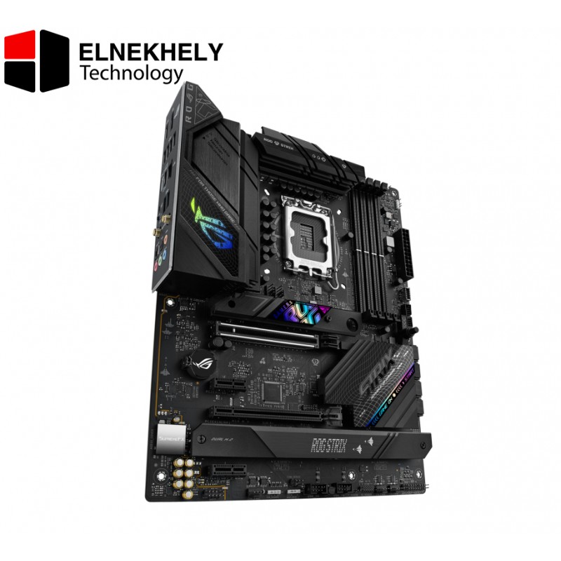 ASUS ROG Strix B760-F Gaming WiFi Intel B760 (13th and 12th Gen) LGA 1700 ATX Motherboard,16 + 1 Power Stages,DDR5 up to 7800 MT/s,PCIe 5.0,3xM.2 Slots,WiFi 6E,USB 3.2 Gen 2x2 Type-C,Aura Sync RGB