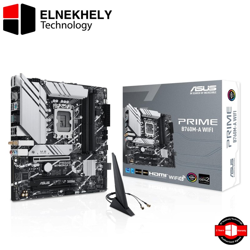 ASUS Prime B760M-A WiFi Intel LGA 1700 mATX  D5 Motherboard