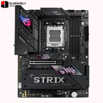 ASUS ROG Strix B850-E Gaming WiFi AMD AM5 B850 ATX Motherboard 16+2+2 Stages, Dynamic OC, Core Flex, DDR5 w/AEMP, WiFi 7, 5X M.2, 5G LAN, PCIe® 5.0, USB4®, USB 20Gbps Type-C®, AI OC, AI Networking