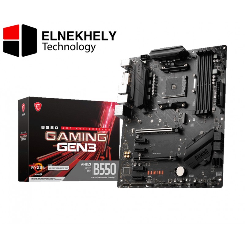 MSI B550 Gaming GEN3 Gaming Motherboard (AMD Ryzen 5000 Series, AM4, DDR4)