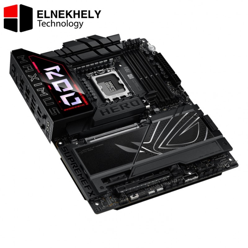 ASUS ROG Maximus Z890 Hero Intel® Z890 LGA 1851 ATX Motherboard, Advanced AI PC-Ready, 22+2+1+2 Stages, DDR5, WiFi 7, 3X PCIe® 5.0 M.2, Thunderbolt™ 4, USB Type-C®, AI Overclocking/Cooling/Networking