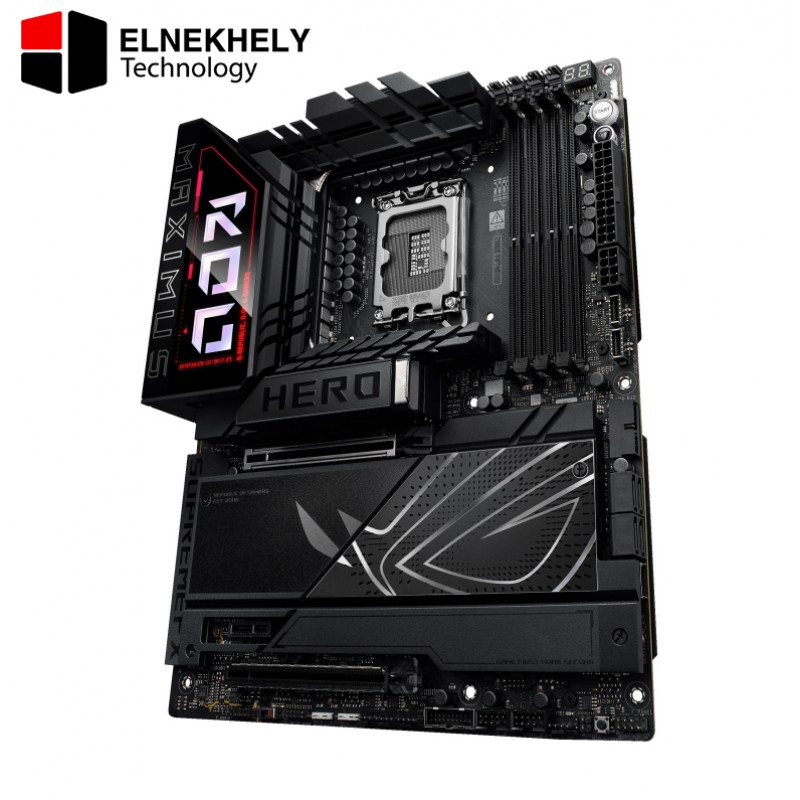 ASUS ROG Maximus Z890 Hero Intel® Z890 LGA 1851 ATX Motherboard, Advanced AI PC-Ready, 22+2+1+2 Stages, DDR5, WiFi 7, 3X PCIe® 5.0 M.2, Thunderbolt™ 4, USB Type-C®, AI Overclocking/Cooling/Networking