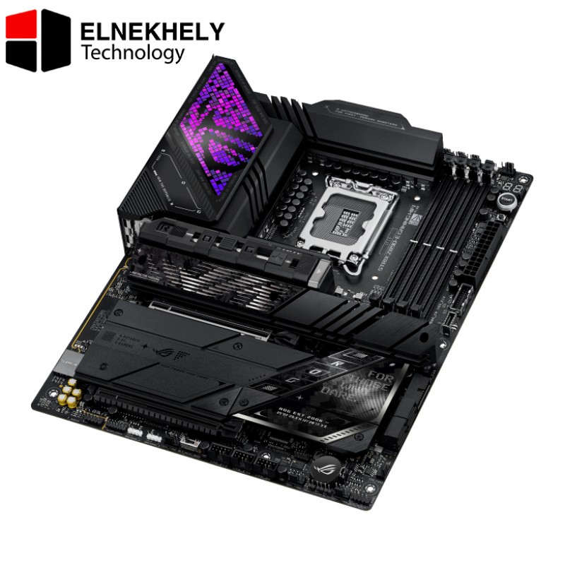 ASUS ROG Strix Z890-E Gaming WiFi Intel® Z890 LGA 1851 ATX Motherboard, Advanced AI PC-Ready, 18+2+1+2 Stages, DDR5, WiFi 7, 7X M.2, Thunderbolt™ 4, USB Type-C®, AI Overclocking, Cooling & Networking