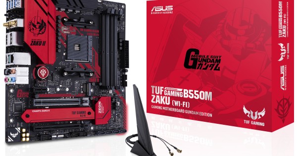 Asus TUF GAMING B550M (WI-FI) ZAKU II Gaming Motherboard(ONLY BUILD) - TUF  GAMING B550M (WI-FI) ZAKU II