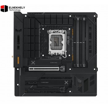 TUF GAMING B760M-BTF WIFI Intel B760 (LGA 1700) mATX motherboard with DDR5, PCIe 5.0, 3X PCIe 4.0 M.2 slots, 12+1 DrMOS, Wi-Fi 6, 2.5Gb LAN, DP, HDMI, USB 3.2 Gen 2x2 Type-C, Hidden Connector Design