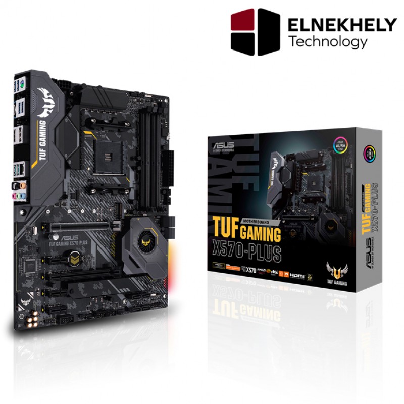 ASUS X570 TUF GAMING PLUS ARGB ATX Gaming Motherboard