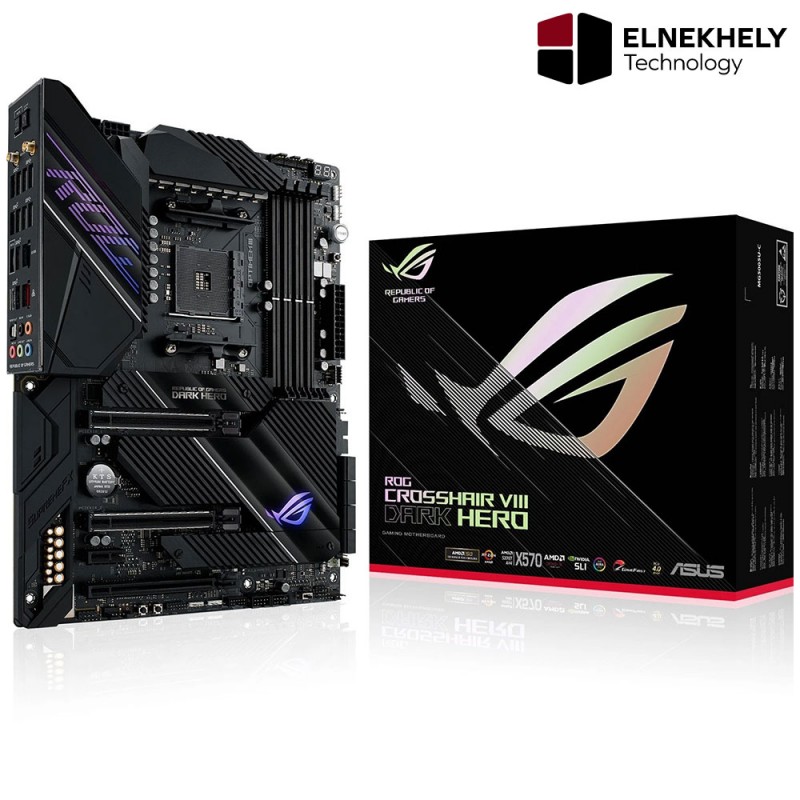 ASUS X570 ROG Crosshair VIII Dark Hero Dual LAN ATX Gaming Motherboard