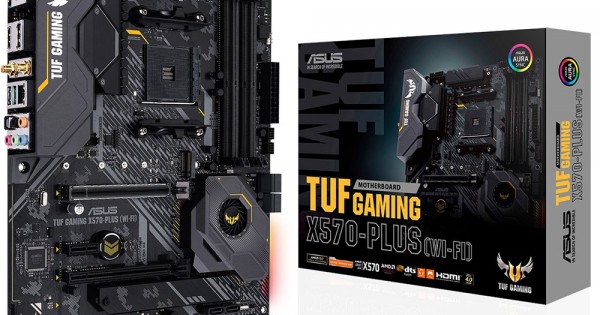 ASUS X570 TUF GAMING PLUS WIFI ARGB ATX Gaming Motherboard