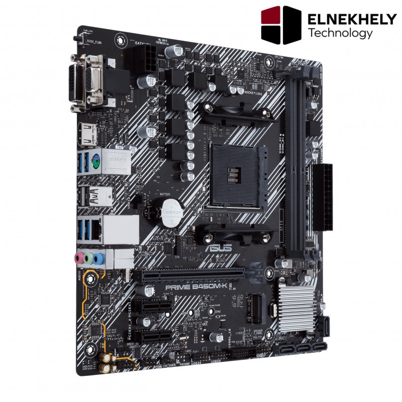 ASUS B450M-K II PRIME AM4 AMD B450 SATA 6Gb/s mATX AMD Motherboard