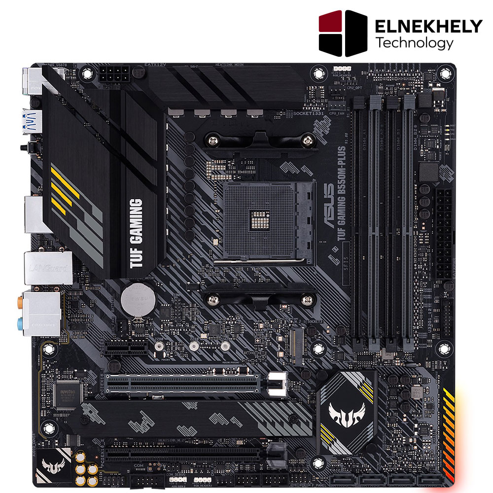 ASUS B550M TUF GAMING PLUS ARGB Micro ATX Gaming Motherboard - TUF ...