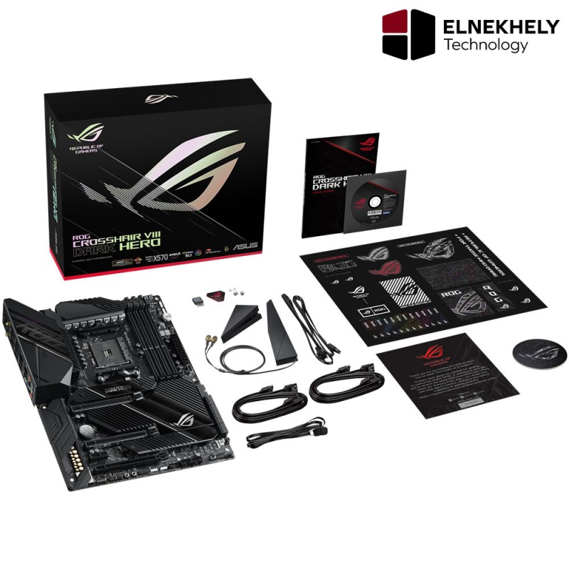 ASUS X570 ROG Crosshair VIII Dark Hero Dual LAN ATX Gaming Motherboard