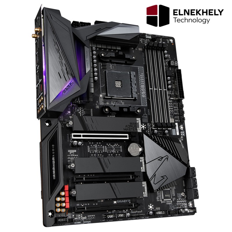 GIGABYTE B550 AORUS MASTER ATX MOTHERBOARD WITH TRIPLE M.2