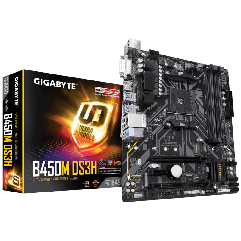 Gigabyte B450M DS3H v2(ONLY BUILD)