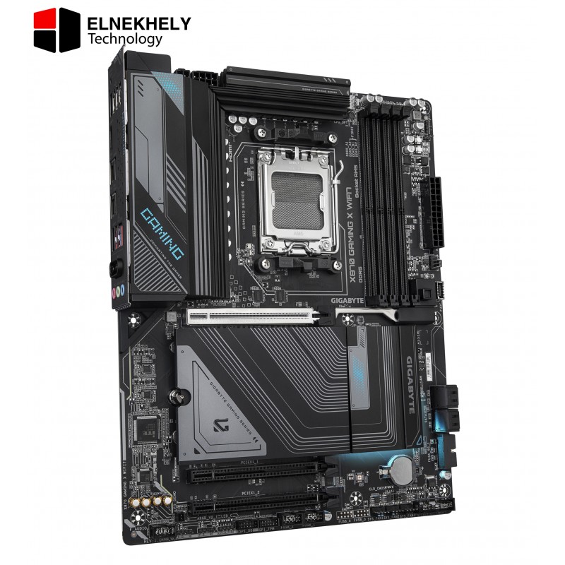 GIGABYTE X870 Gaming X WIFI7 AMD AM5 LGA 1718 Motherboard, ATX, DDR5, 4X M.2, PCIe 5.0, USB4, WIFI7, 2.5GbE LAN, EZ-Latch