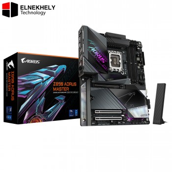 GIGABYTE Z890 AORUS Master Intel Core Ultra (Series 2) LGA 1851 Motherboard, ATX, DDR5, 5X M.2, PCIe 5.0, Thunderbolt 4, WIFI7, 10GbE LAN, EZ-Latch