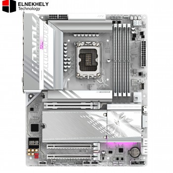 GIGABYTE Z890 AORUS Elite WIFI7 ICE Intel Core Ultra (Series 2) LGA 1851 Motherboard, ATX, DDR5, 3X M.2, PCIe 5.0, Thunderbolt 4, WIFI7, 2.5GbE LAN, EZ-Latch