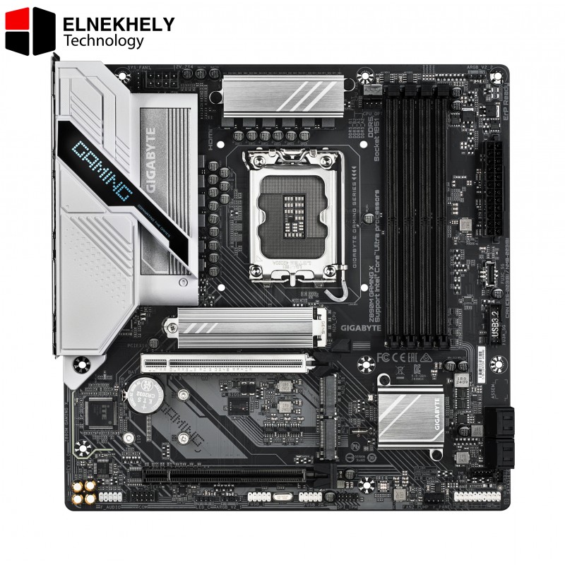 GIGABYTE Z890M Gaming X Ultra Core (Series 2) LGA 1851, mATX, DDR5, 3X M.2, PCIe 5.0, Front USB Type-C, 2.5GbE LAN, EZ-Latch