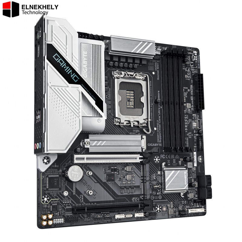 GIGABYTE Z890M Gaming X Ultra Core (Series 2) LGA 1851, mATX, DDR5, 3X M.2, PCIe 5.0, Front USB Type-C, 2.5GbE LAN, EZ-Latch