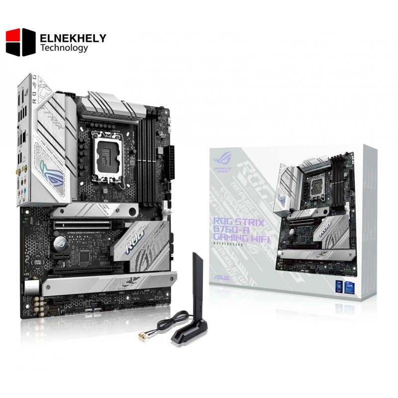 ASUS ROG Strix B760-A Gaming WiFi - ATX Motherboard - Intel B760 DDR5 PCIe 5.0  6E Aura Sync RGB