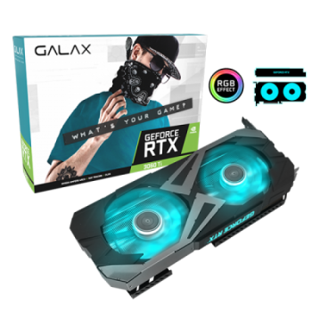 GALAX GeForce RTX 3060 TI  EX (1-Click OC) 8GB GDDR6 Graphics Card(ONLY BUILD)